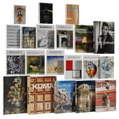 detailed taschen books , set 07