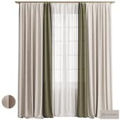 curtains 175/ two-tone curtains