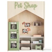 veterinary clinic themed playhouse