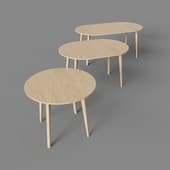 basic round sliding table (900 mm)